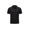 RAGLAN POLO - BLACK