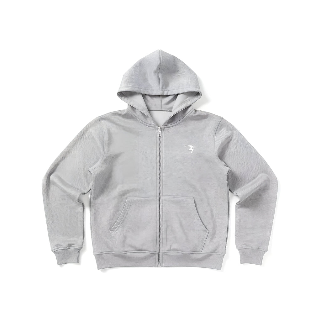 Double Zipped Boxy Hoodie