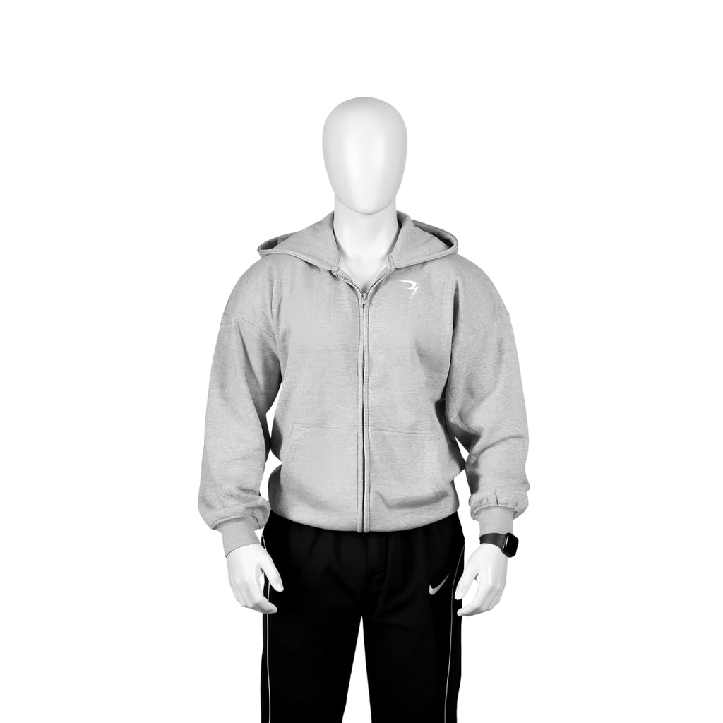 Double Zipped Boxy Hoodie