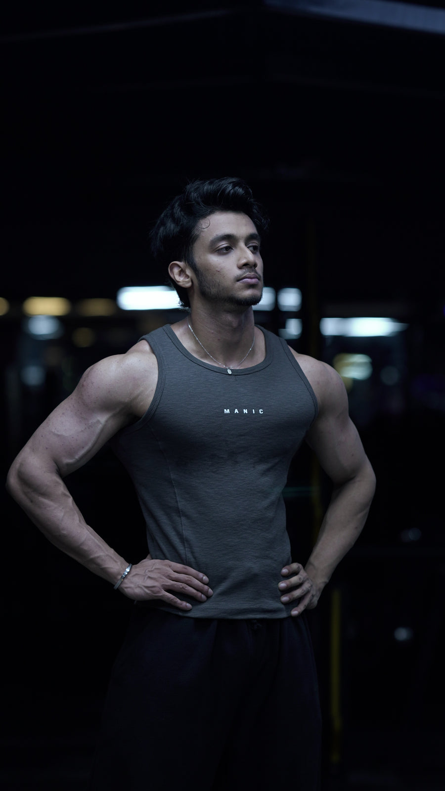 Skin Tank - Charcoal