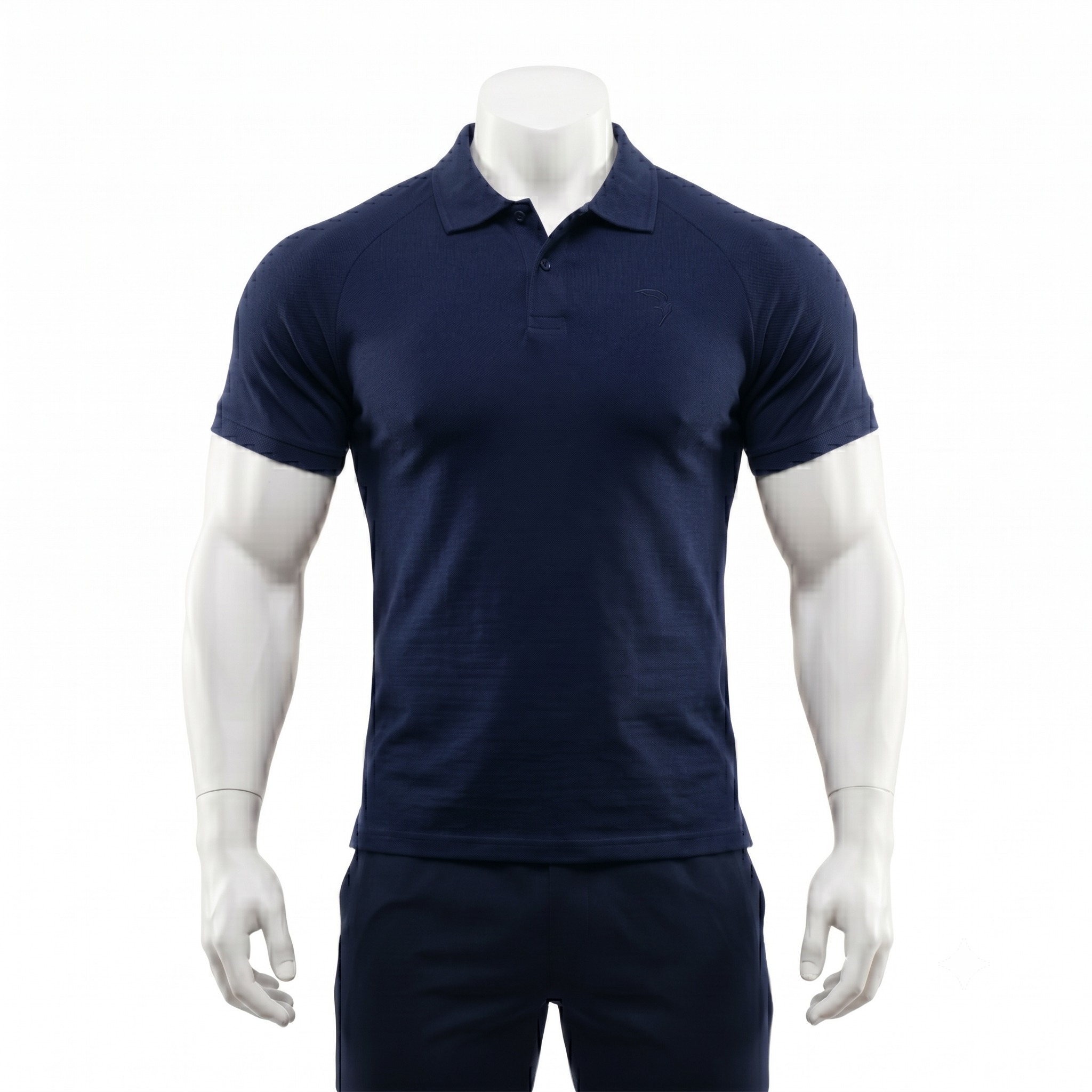 BOXY POLO - Navy