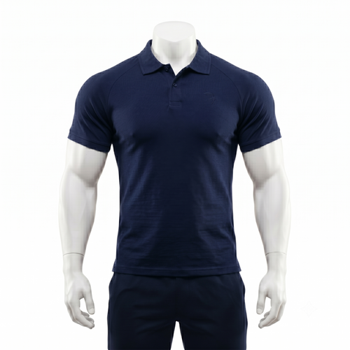 BOXY POLO - Navy