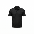 BOXY POLO - Black