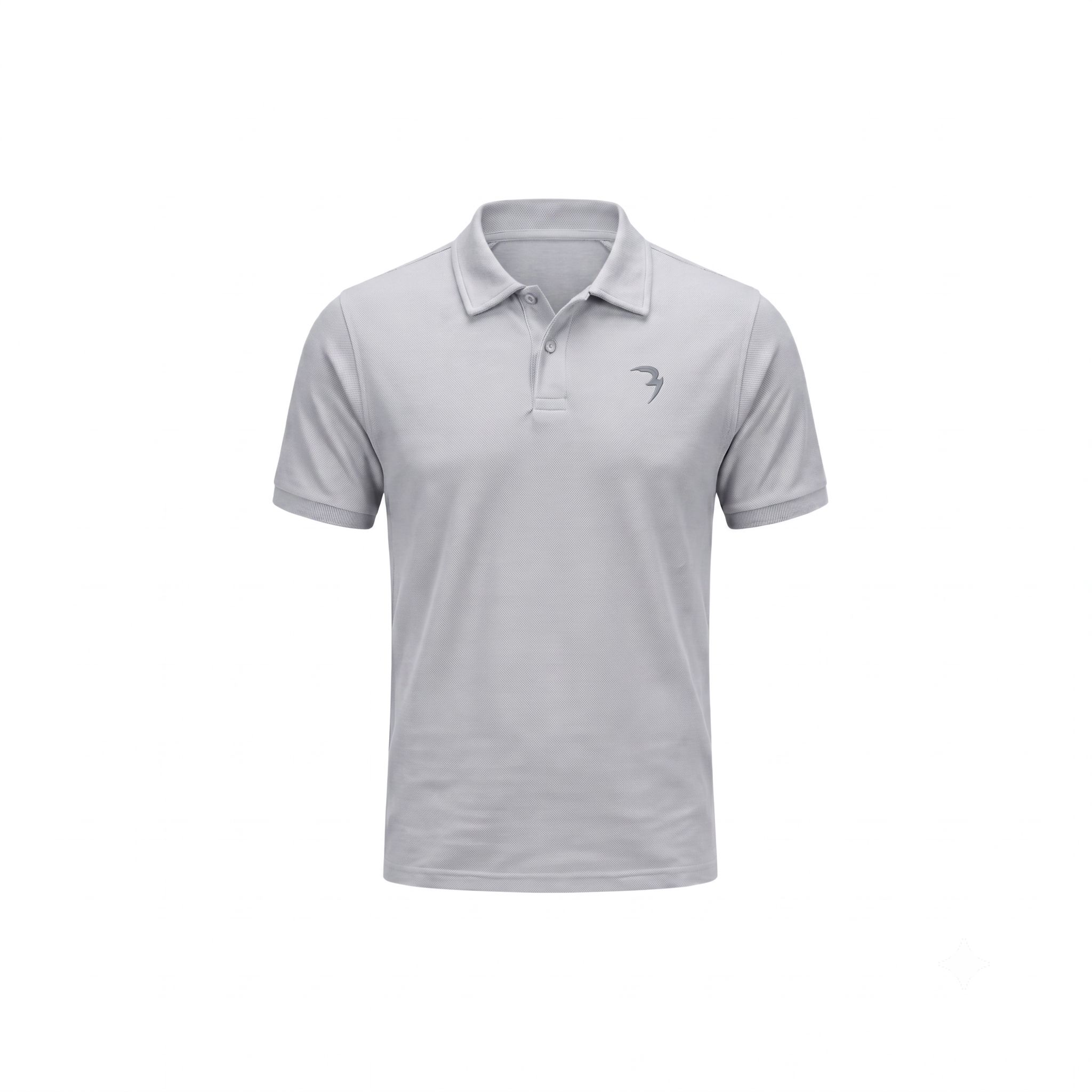 BOXY POLO - Gray