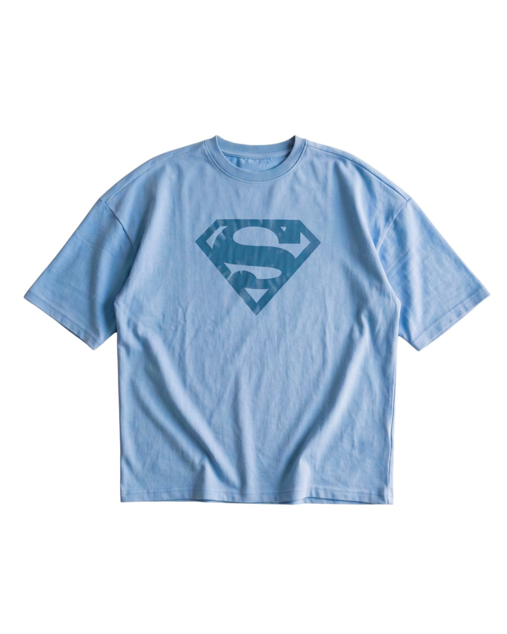 Superman Washed Drop Shoulder