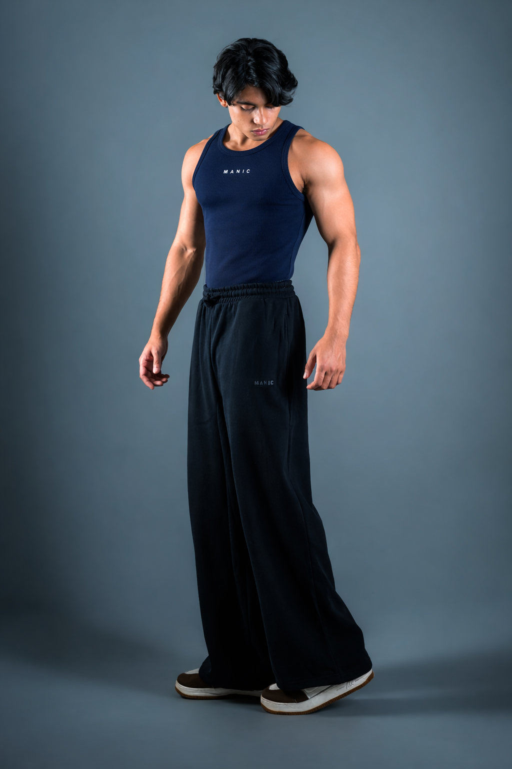Skin Tank Navy Blue